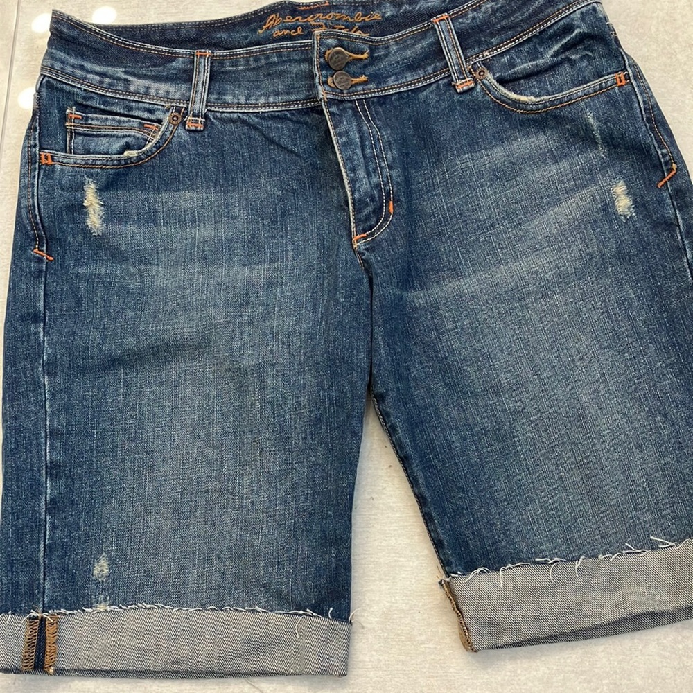 Abercrombie Low Rise Jean Shorts